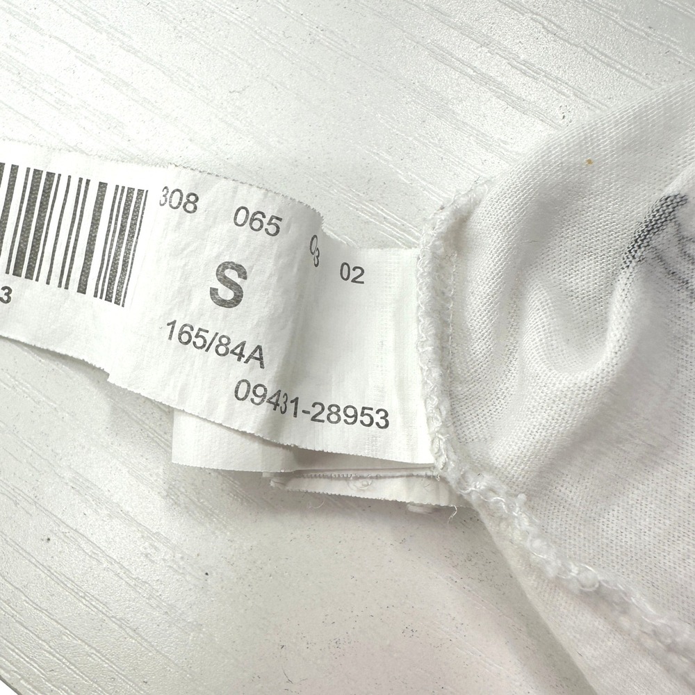 Stradivarius Ballet‎ Dancer Graphic Tee — French Script Print — White T-Shirt S - Picture 8 of 8